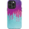 Paint Splatter Purple iPhone 15 Pro Impact Case